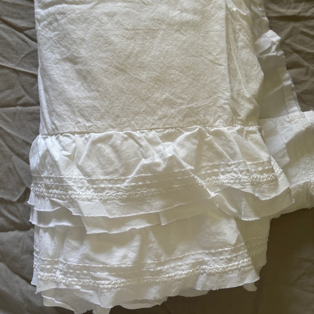 Pottery Barn Kids Ruffled Crib Skirt